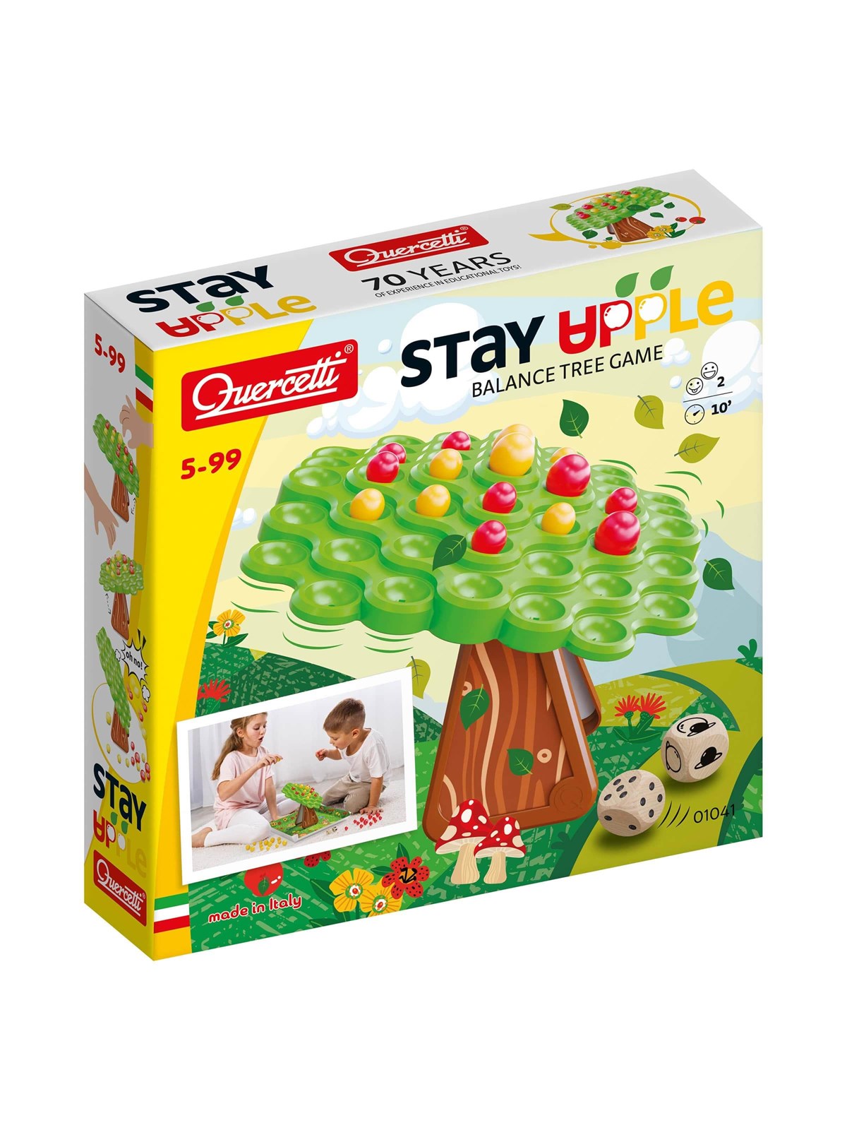 Quercetti Stay Apple! Balancierspiel