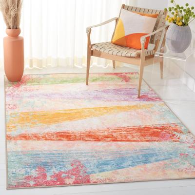 SAFAVIEH Paint Brush Machine Washable Slip Resistant Xander Rug