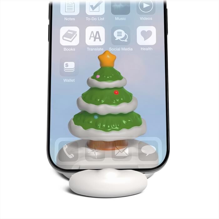 MUSIC HERO Supporto Smartphone Xmas, Tree-verde