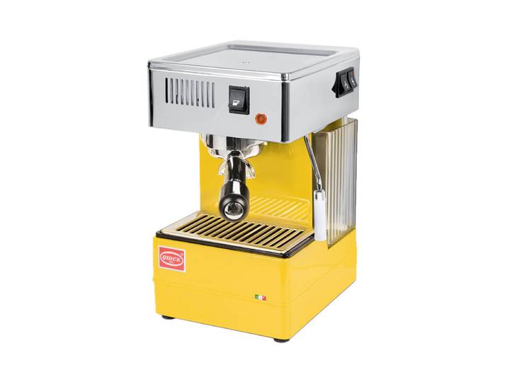 Quick Mill 0820 Retro Siebträgermaschine gelb