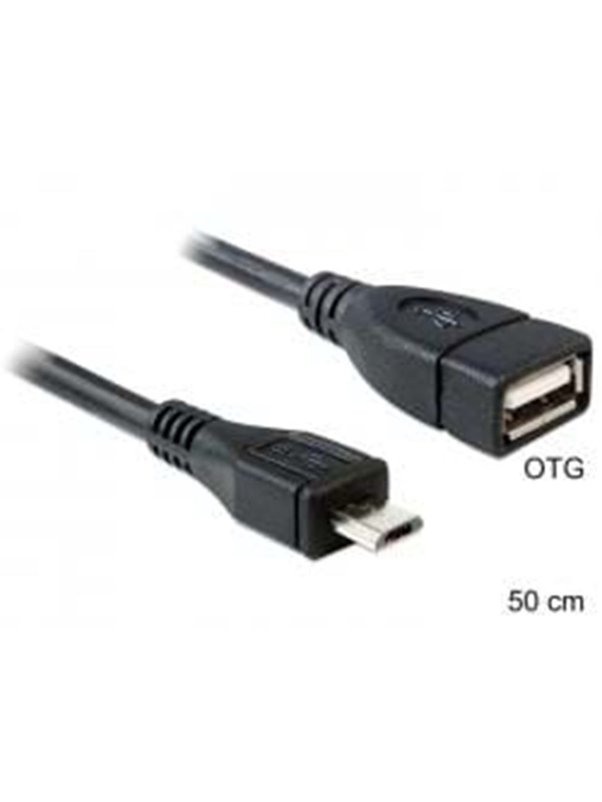 DeLOCK USB-Kabel Delock USB A -> Mikro B Bu/St 0.50m OTG