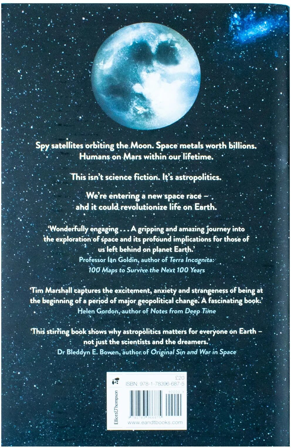 Elliott & Thompson The Future of Geography by Tim Marshall - Hardback - Non Fiction Geopolitics Book - Sunday Times No.1 Bestselling Author