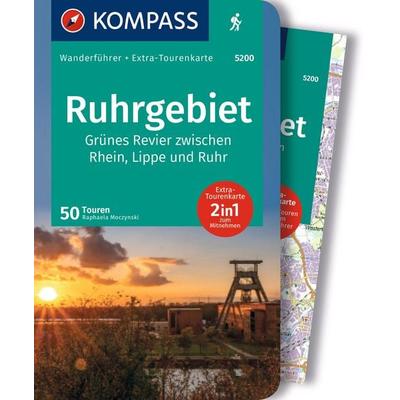 KOMPASS Wanderführer Ruhrgebiet, 50 Touren, Taschenbuch von Raphaela Moczynski, KOMPASS Freytag & Berndt, 978-3-99121-848-7