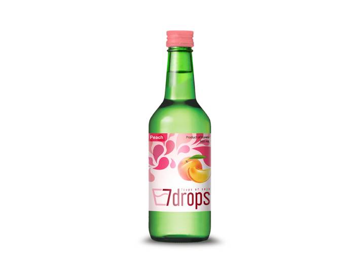 7DROPS Soju Pêche Alc. 12 % vol 360 ml