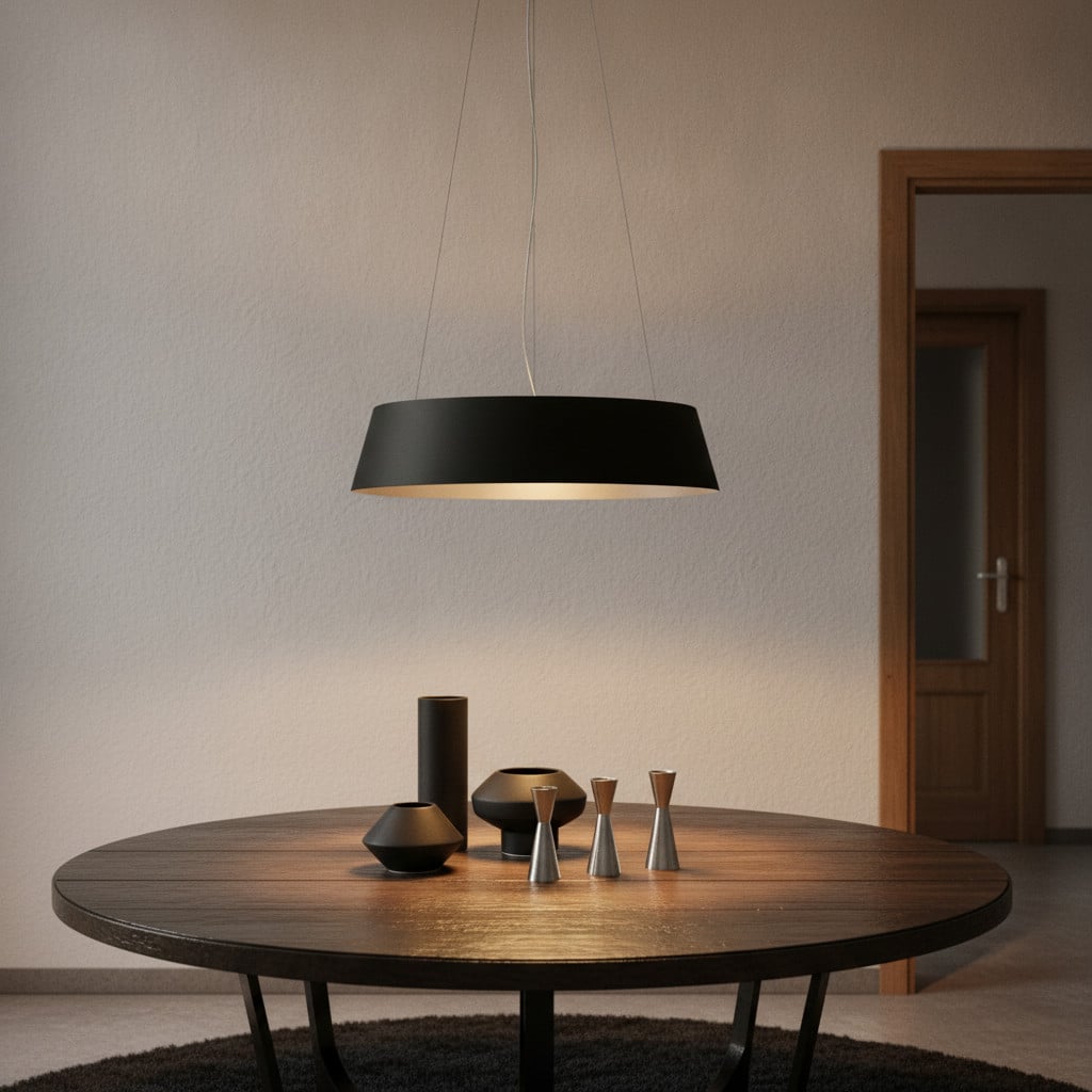 Lyora Hanglamp Alba zwart Ø 54cm