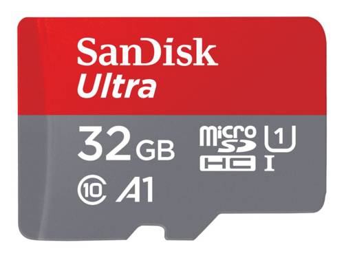 SanDisk Ultra - Flash-Speicherkarte (microSDHC/SD-Adapter inbegriffen) - 32GB -