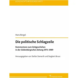 Die politische Schlagzeile, Fachbücher von Hans Bergel