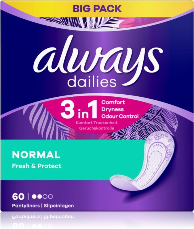 Always Dailies Normal Fresh & Protect Slipeinlagen 60 St.