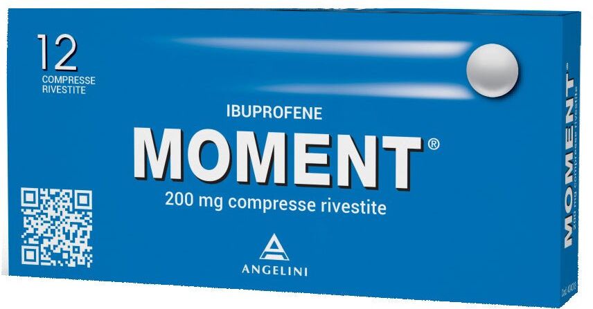 Angelini Pharma Moment 200 mg 12 compresse rivestite