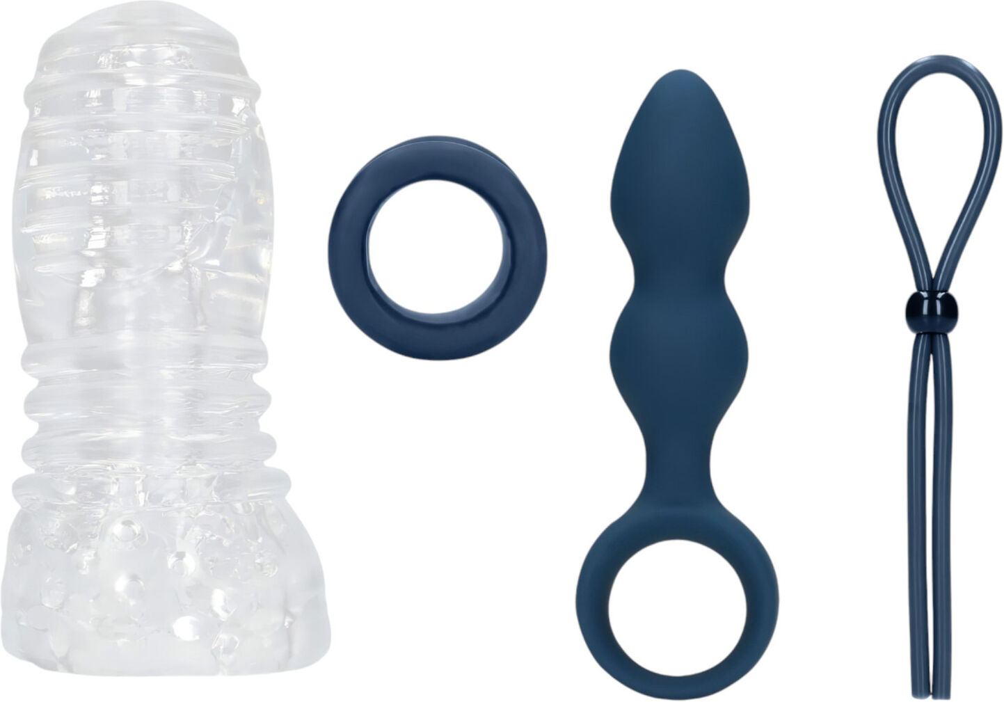 Loveline (S)explore - sex toy set for men (blue)