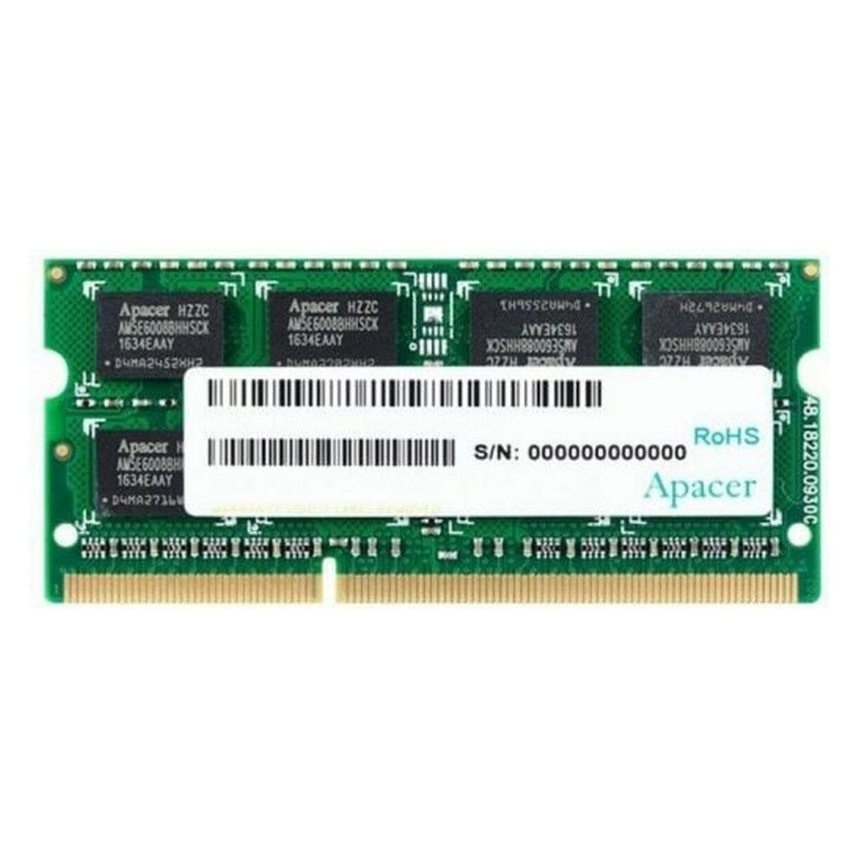 Apacer DDR3 Modul 8 GB (1 x 8GB, 1600 MHz, DDR3-RAM, SO-DIMM) (AS08GFA60CATBGJ)