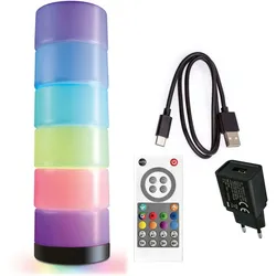 X4-Life X4-LIFE RGBIC LED-Dekoleuchte aus 6 magnetischen Elementen