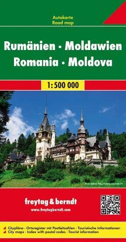 Freytag-Berndt und Artaria KG - Rumänien - Moldawien, Autokarte 1:500.000, freytag & berndt Auto + Freizeitkarten - Preis vom 13.10.2026 11:25:28 h