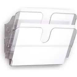 Durable, Prospektständer, Prospektständer Flexiplus 2 A4 quer, Transparent (A4)