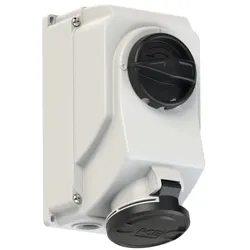 PCE 7525-7 CEE-Steckdose abschaltbar 32A 5p 7h IP44/IP54 75257