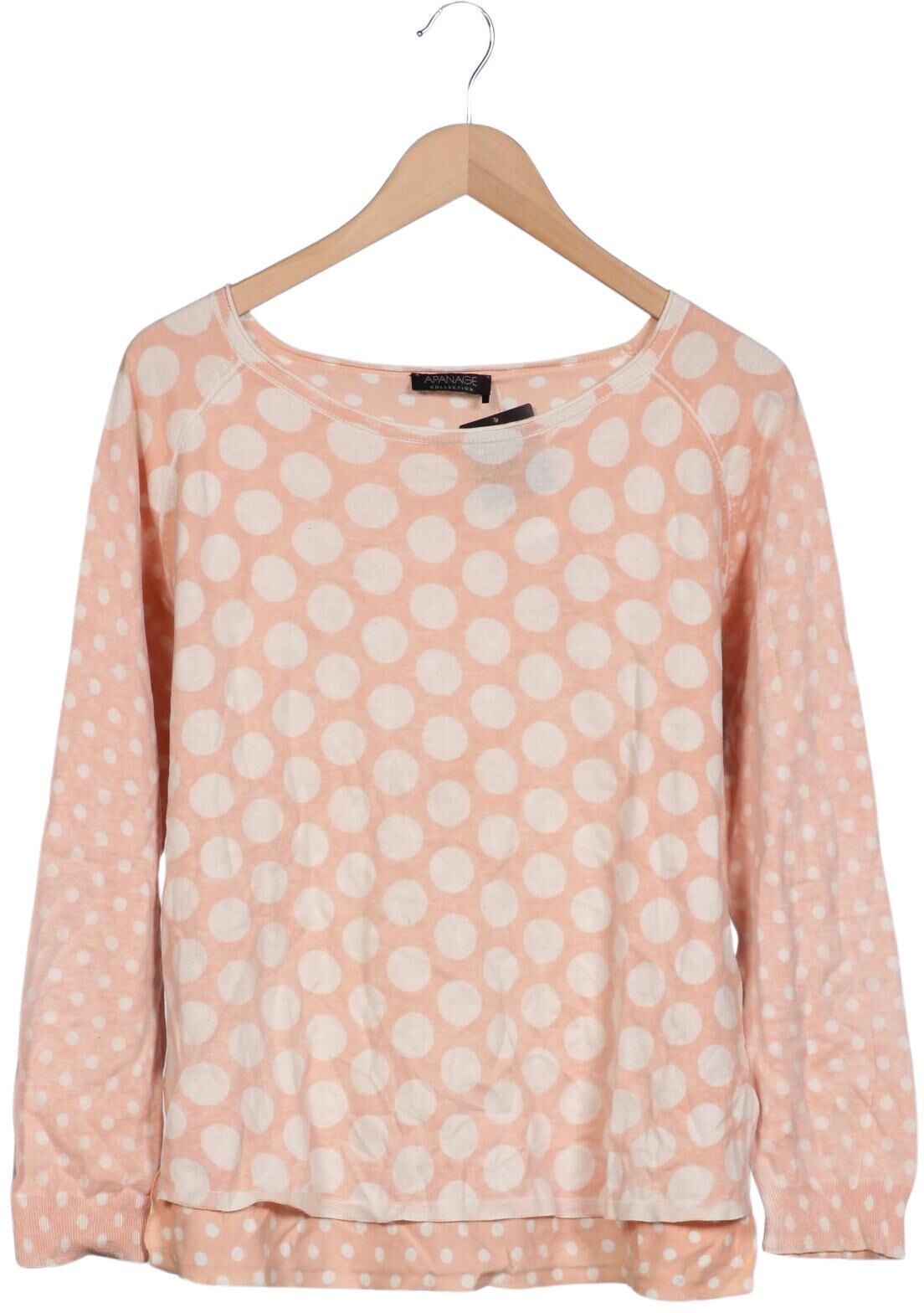 Apanage Damen Pullover, Pink, Gr. EU 42, Baumwolle - Second Hand