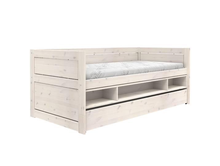 Kojenbett mit Regal und Bettkasten