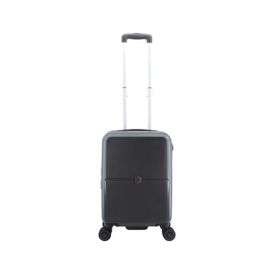 Koffer ELLE "CHIC", Gr. B/H/T: 23cm x 55cm x 23cm, grau, unifarben, Koffer, mit praktischem TSA-Schloss