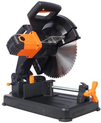 15-Amp Heavy Duty 14 Inch Metal Cutting Chop Saw W/ 2x14 Inch Carbide-Tipped Blade Premium Multi-Material Cut-Off Chop Saw