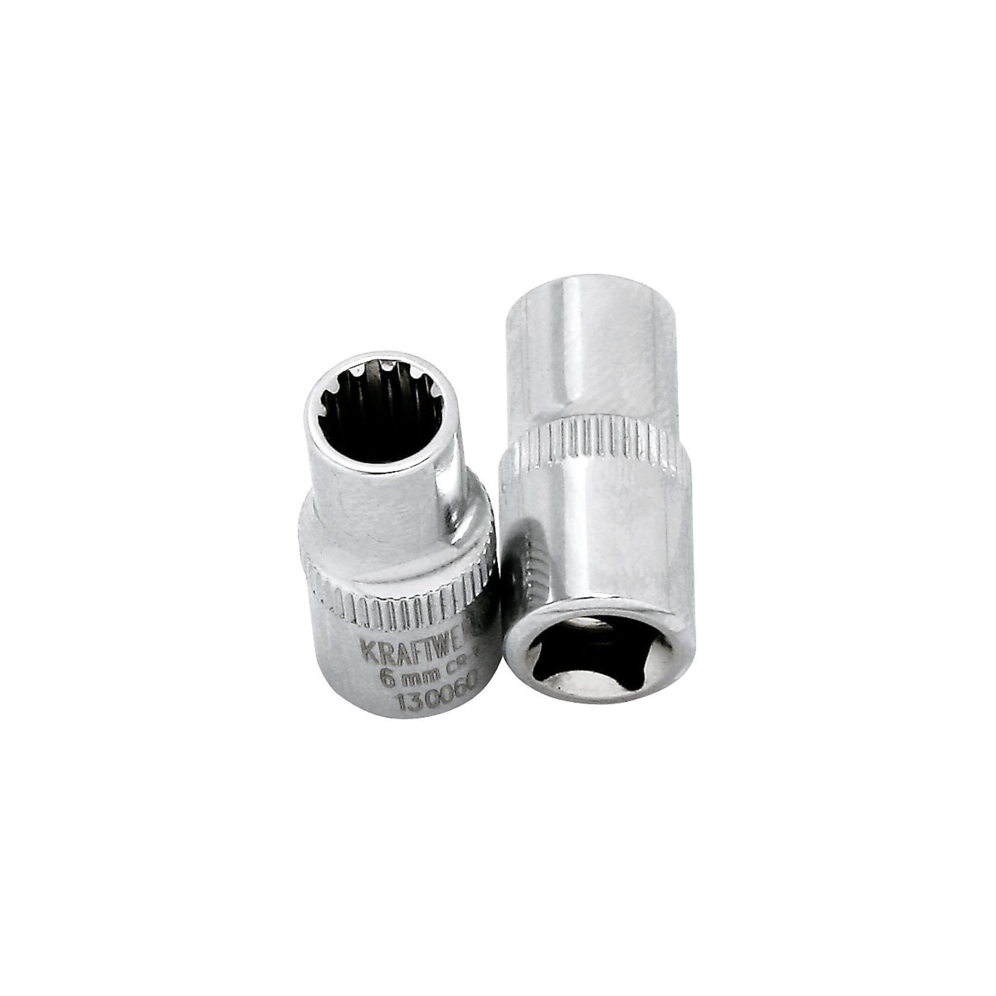 Kraftwerk 1/4 Zoll Combi-Stecknuss 6mm (130060)