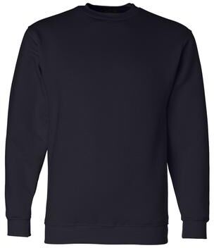 Bayside BA1102 USA-Made Crewneck Sweatshirt in Navy Blue size Medium 1102