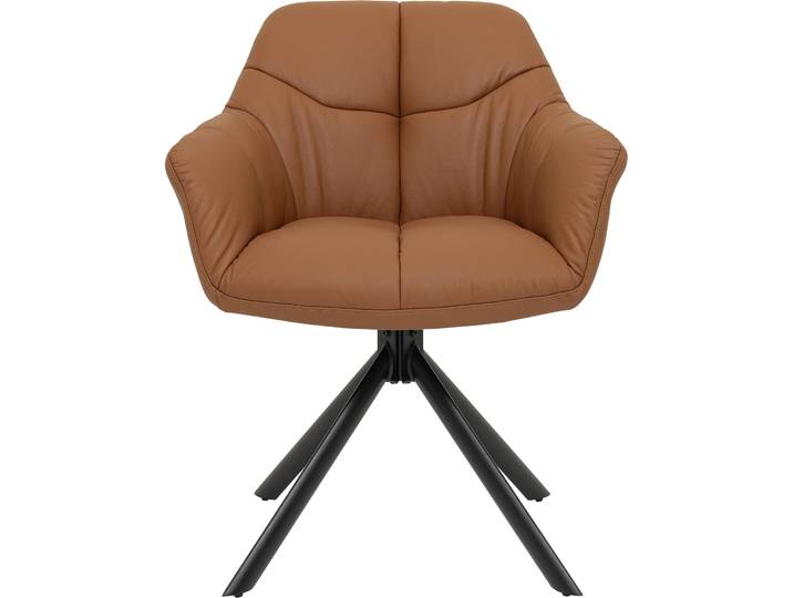 Stuhl Camedo braun Leder