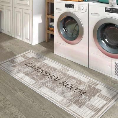 "SussexHome Washable Ultra Thin Laundry Room Rug Runner - 20"" x 59"""