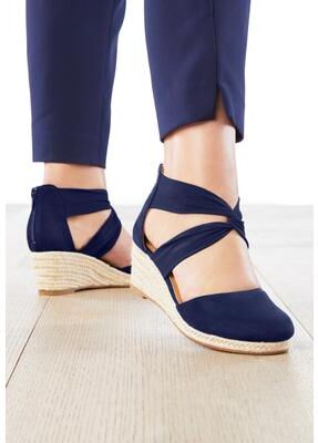 Women's The Sabine Espadrille by Comfortview in Navy (Size 9 M)