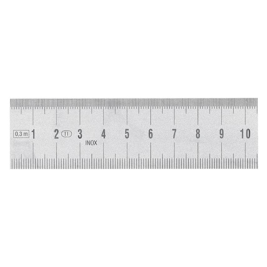 BRW Stahlmassstab INOX (50 cm, Stahl) (158630.0200)