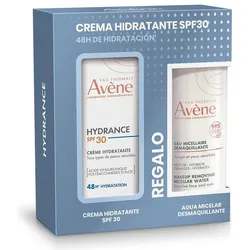 Avène, Beauty Geschenkset, Hydrance Crema Hidratante Spf30 + Agua Micelar Estuche 2 pz (Gesichtspflege Set)