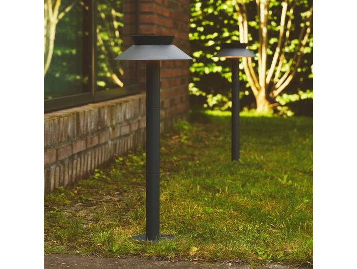 Justina Solar Gartenleuchte Anthracite - Nordlux - Metall - Einflammig