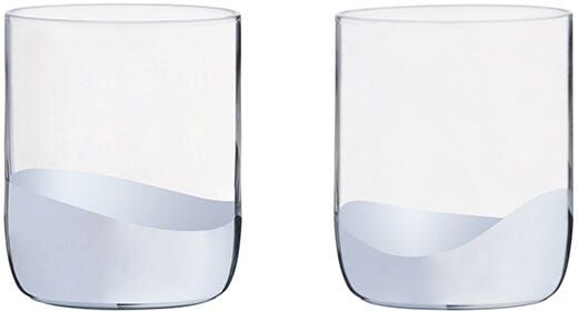 Anton Studios Anton Studio Designs Wave Set of 2 DOF Tumblers Silver