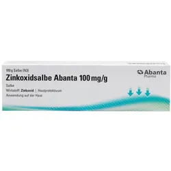 Zinkoxidsalbe Abanta 100 Mg/g 100 g