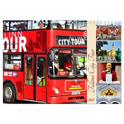 Tallinn City Tour (Wandkalender 2027 DIN A4 quer), CALVENDO Monatskalender