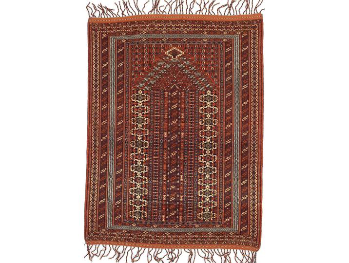 Turkaman Limited Teppich 100x130 Handgeknüpft Orientteppich Perserteppich Wolle