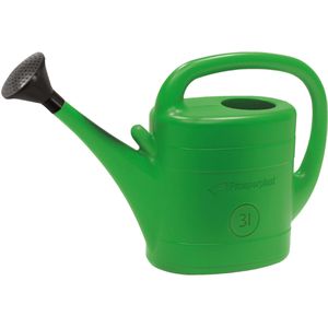 Prosperplast Gießkanne Spring, grün, Kunststoff, mit Brausekopf, 3 Liter