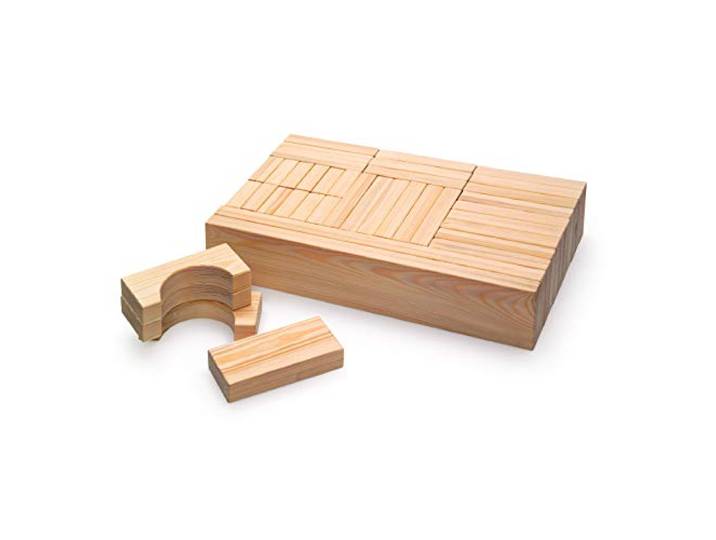 Erzi 41022 Bausteine Maxi aus Holz, Fördert die Kreativität