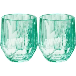 Koziol Superglas CLUB No. 24 2er Set 300 ml transparent jade