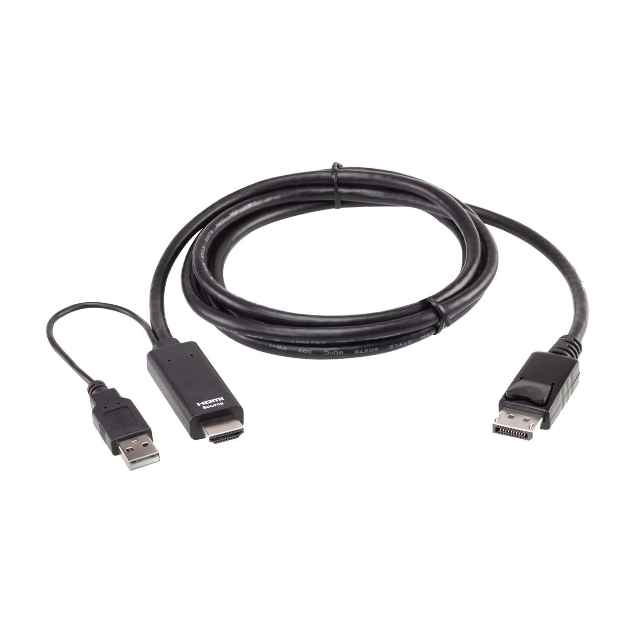 Aten HDMI/USB A - DisplayPort (1.80 m) (2L-7D02HDP)