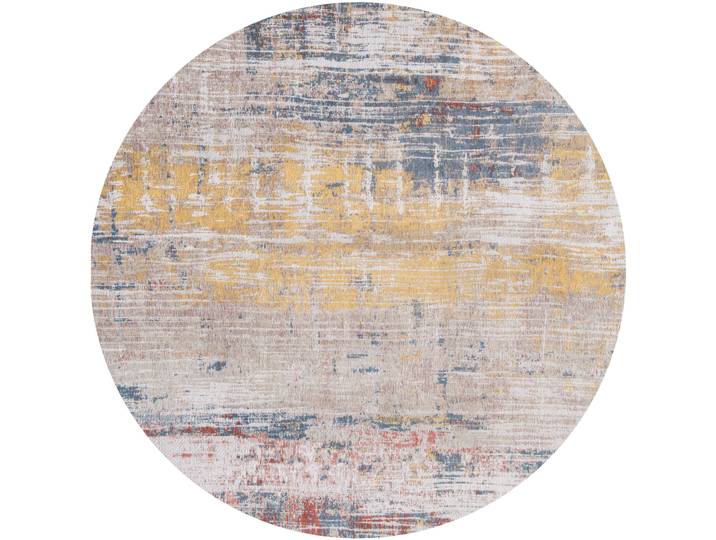Teppich Streaks multicolor Farbverlauf Polyester 240 x 240 cm - Teppich