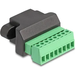 DeLOCK RJ45 Stecker zu Terminalblock Adapter 2 Pin