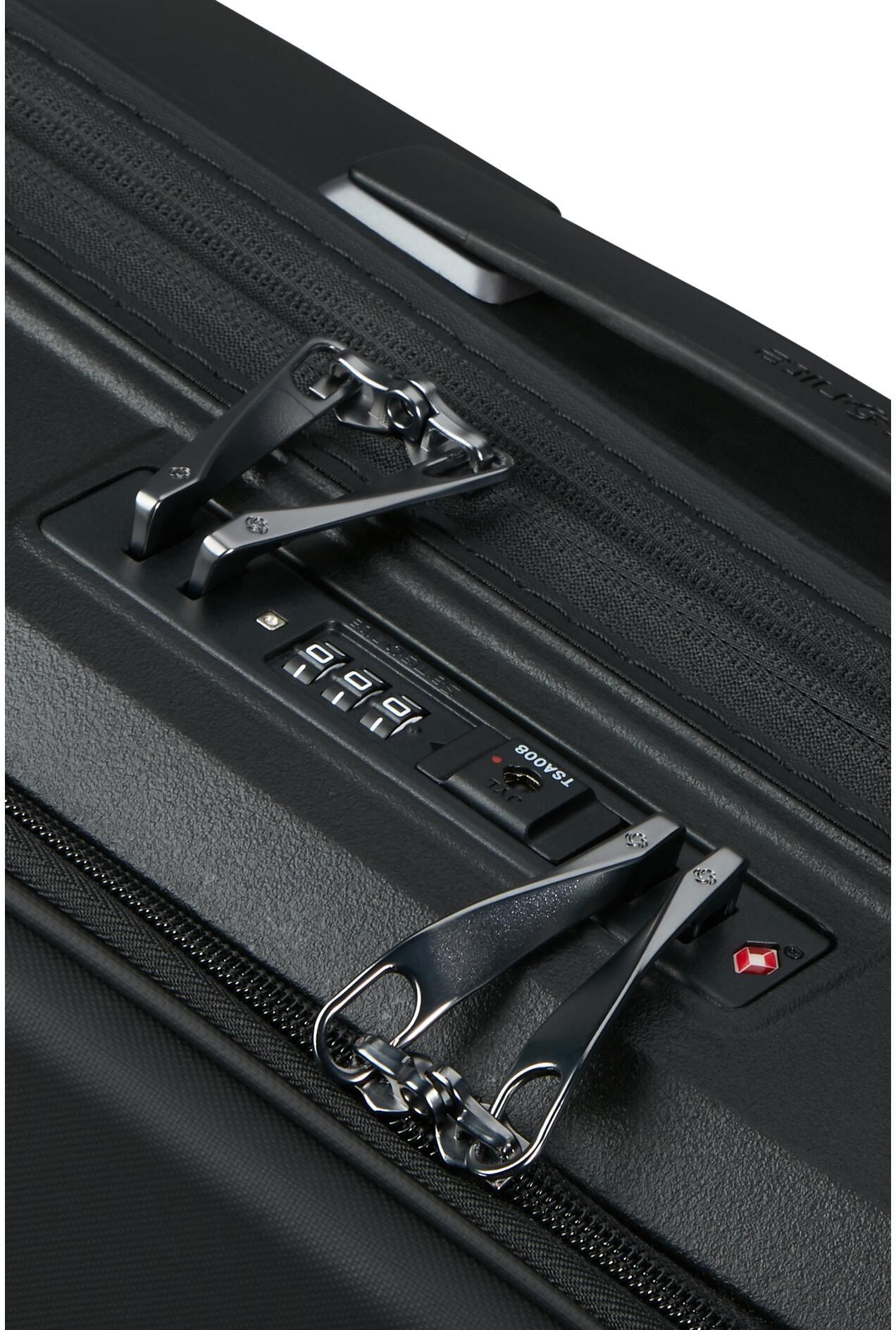 Koffer SAMSONITE "INTUO SPINNER", Damen, Gr. 42 l, schwarz, Kunststoff, Koffer Koffer schwarz 42 l