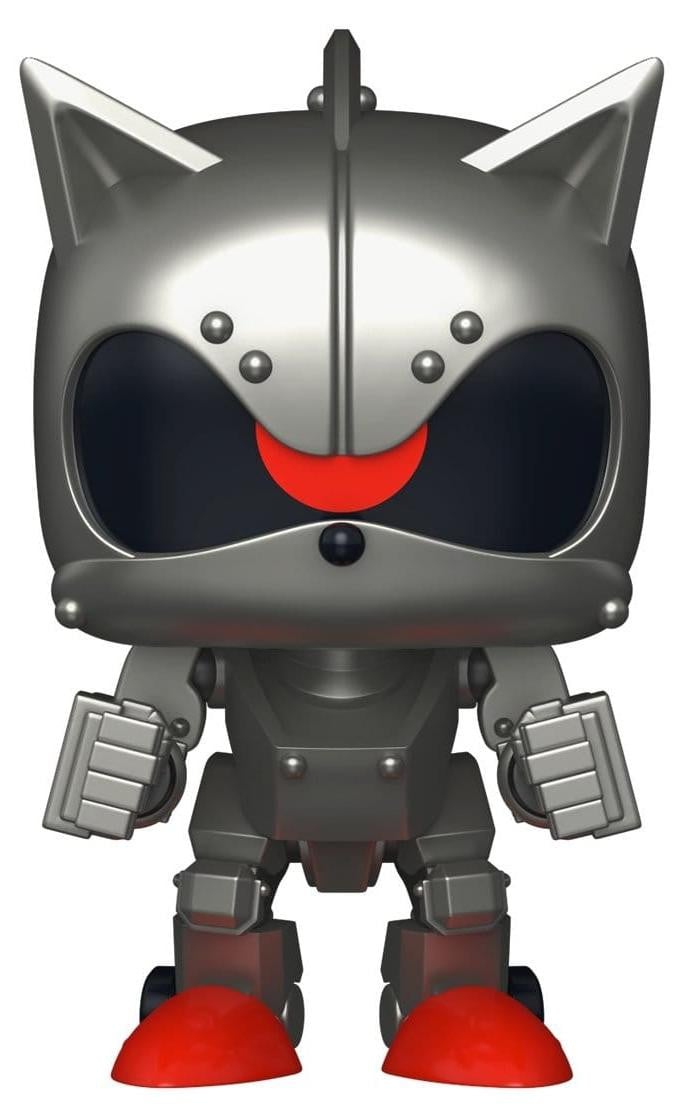 Funko POP! Films Sonic the Hedgehog Mecha Sonic Vinyl Figuur, 9 cm