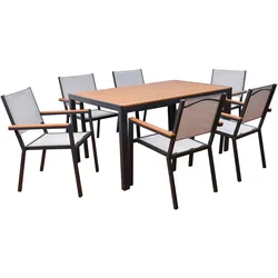 Home Deluxe Garten-Sitzgruppe CANTOS SEDIA