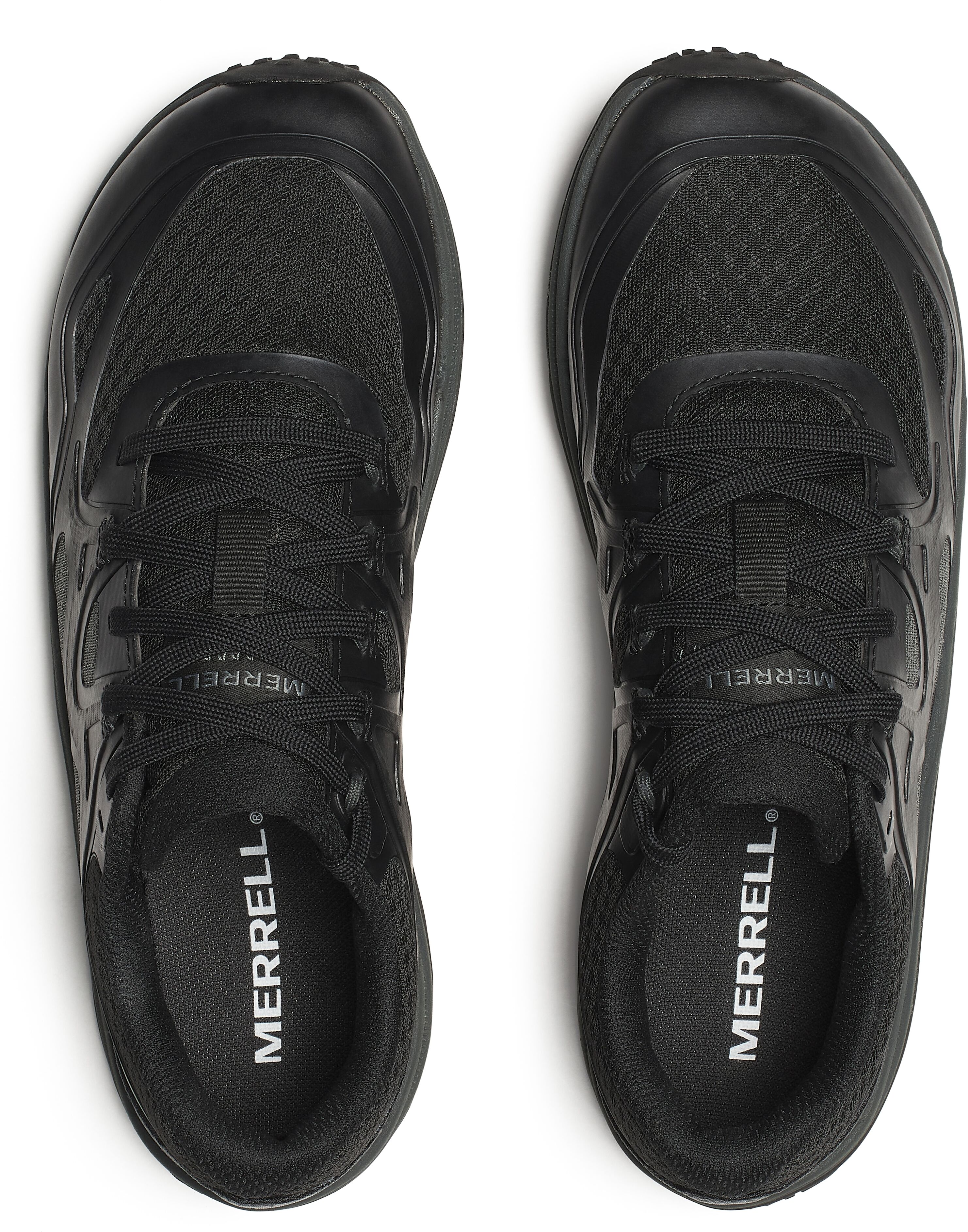 Barfussschuh MERRELL "TRAIL GLOVE 8", Damen, Gr. 40, atmungsaktiv, schwarz, Synthetik, Schuhe Barfussschuh, mit Vibram Sohle schwarz 40, atmungsaktiv
