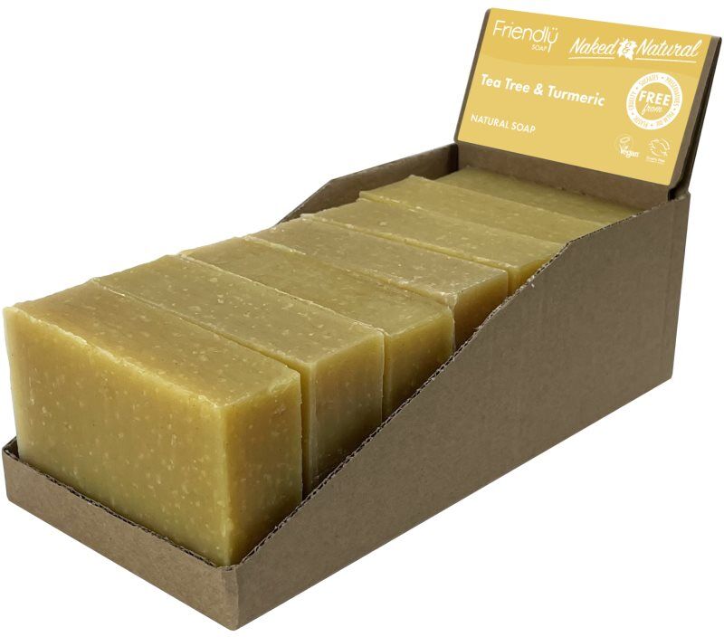 Friendly Soap Natural Soap Tea Tree & Turmeric savon naturel 7x95 g