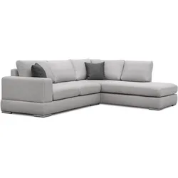 ECKSOFA OTTO 5-Sitzer, hellgrau