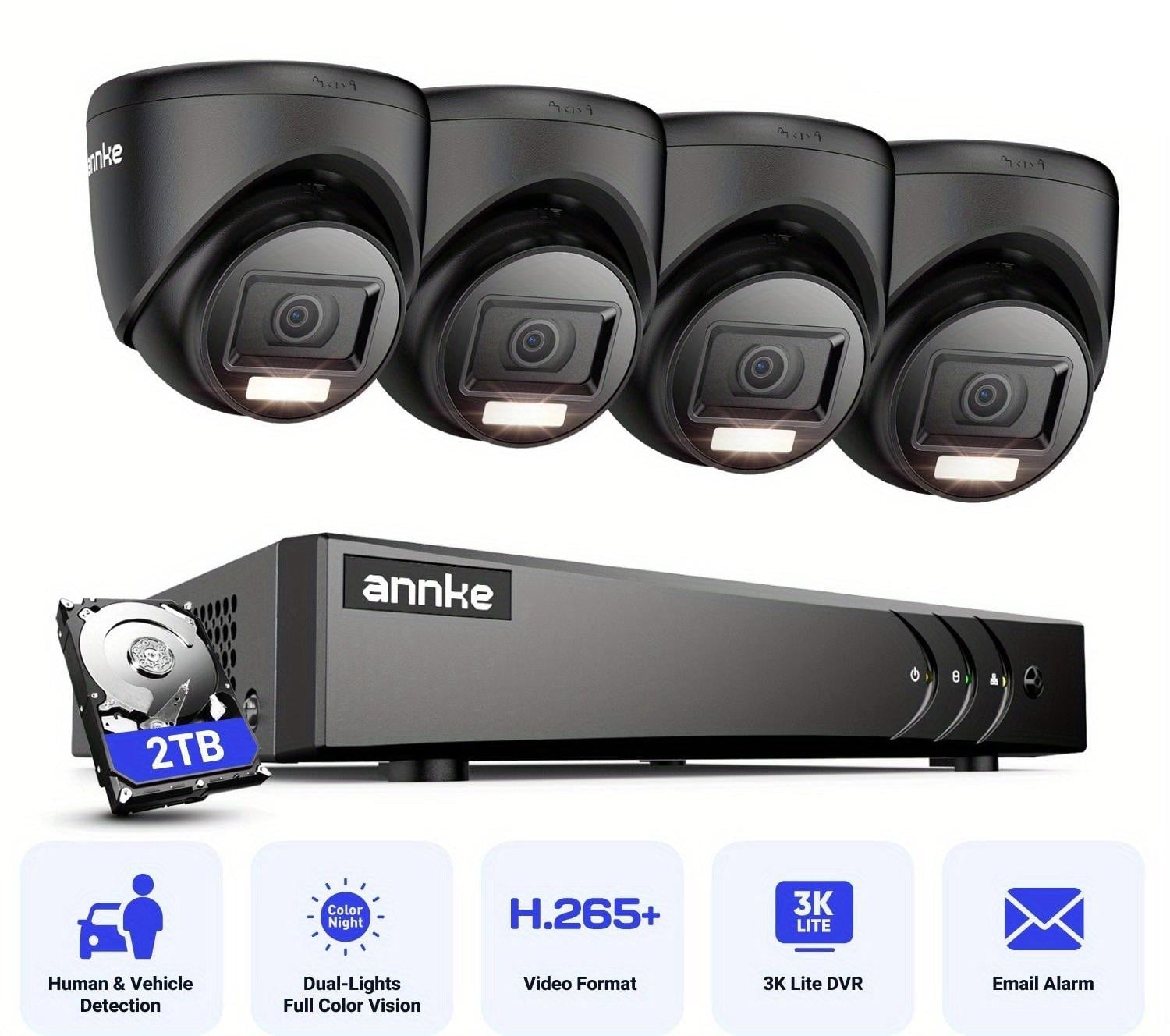 Selius Beveiligingscamera Set - Draadloze CCTV Camerabewaking