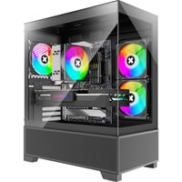 Xilent Beam XG172 , Tower-Gehäuse schwarz, Tempered Glass x 2