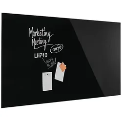 Magnetoplan, Präsentationstafel, MAGNETOP. Design Glassboard 2000x1000mm 13409012 tief-schwarz (200 x 100 cm)
